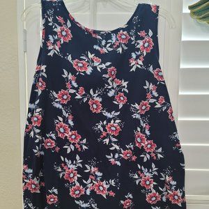 Floral Print Croft & Barrow "The Classic Tank" 1x